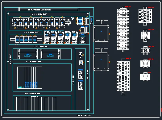 Panel layout in AutoCAD Electrical