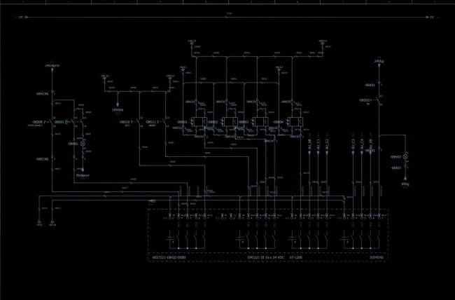 Esquema eléctrico de potencia en EPLAN