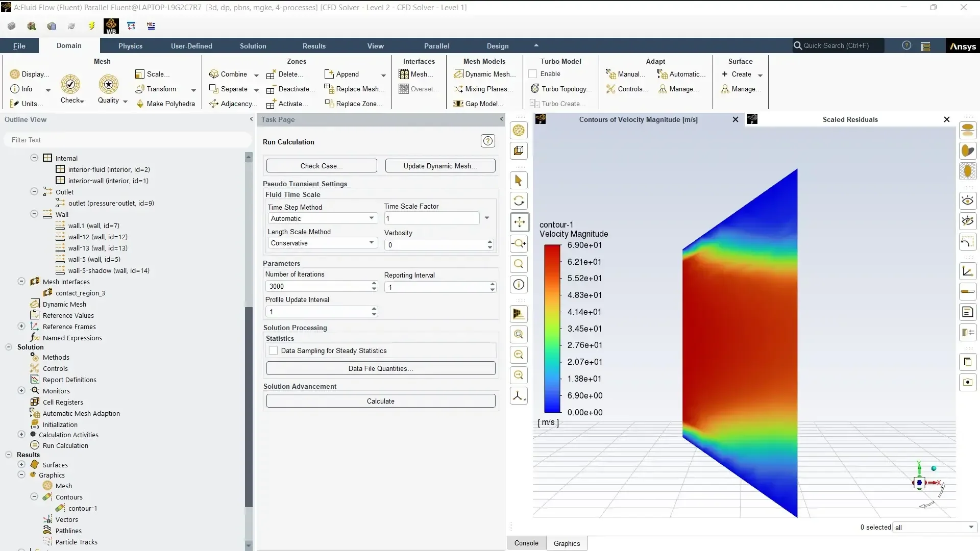 CFD flow simulation